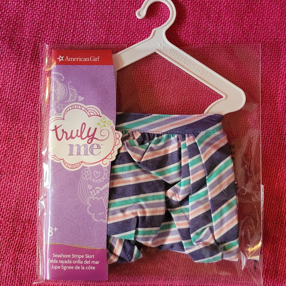 American Girl Seashore Stripe Skirt Truly Me collection For 18" Doll